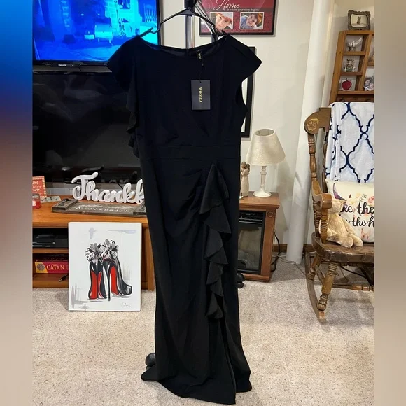 Woosea | Dresses | Nwt Woosea Black Formal Dress | Poshmark